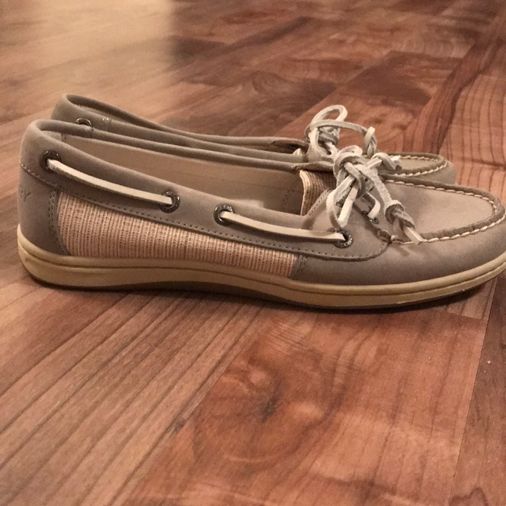 Like New!- Gray Sperry Shoes - Picture 2 of 4